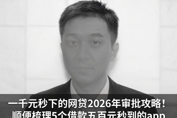 一千元秒下的网贷2026年审批攻略!顺便梳理5个借款五百元秒到的app
