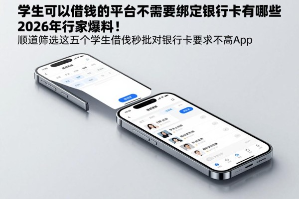学生可以借钱的平台不需要绑定银行卡有哪些2026年行家爆料！顺道筛选这五个学生借钱秒批对银行卡要求不高app