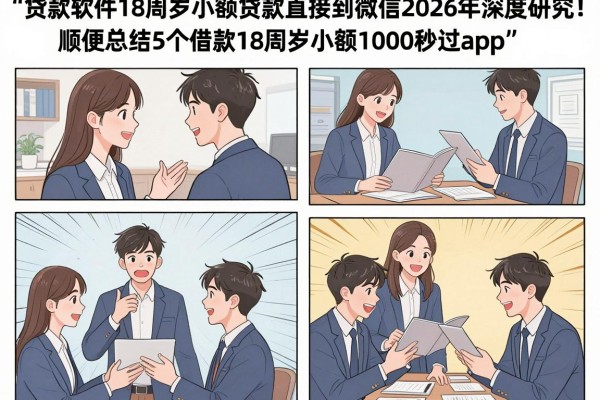 贷款软件18周岁小额贷款直接到微信2026年深度研究!顺便总结5个借款18周岁小额1000秒过app