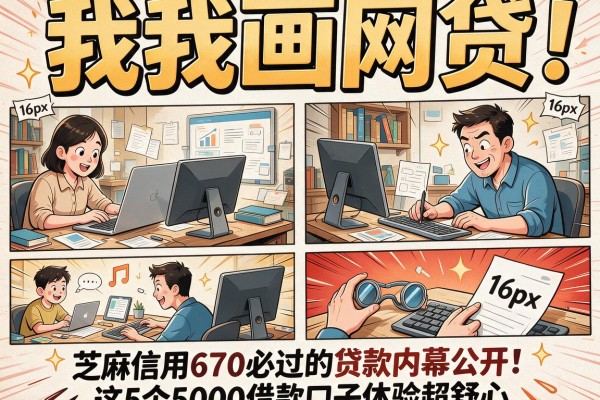 芝麻信用670必过的贷款内幕公开!这5个5000借款口子体验超舒心