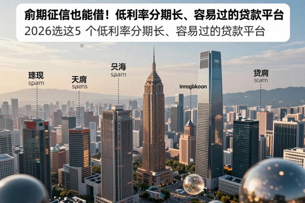 逾期征信也能借!2026选这5个低利率分期长、容易过的贷款平台