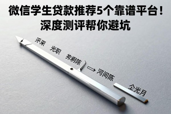 微信学生贷款公众号推荐这5个靠谱平台!深度测评帮你避坑