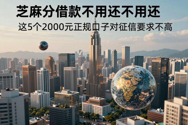 芝麻分借款不用还，这5个2000元正规口子对征信要求不高