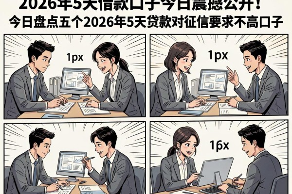 2026年5天借款口子今日震撼公开!今日盘点五个2026年5天贷款对征信要求不高口子