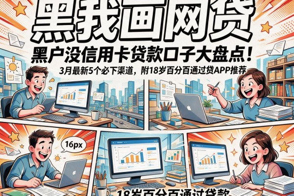 黑户没信用卡贷款口子大盘点!3月最新5个必下渠道,附18岁百分百通过贷款APP推荐