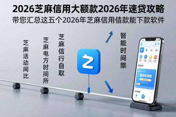 2026年芝麻信用大额贷款2026年速贷攻略!带您汇总这五个2026年芝麻信用借款能下款软件