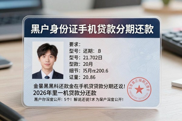 黑户身份证手机贷款分期还款2026年解说这5个!本篇为您深度公开!