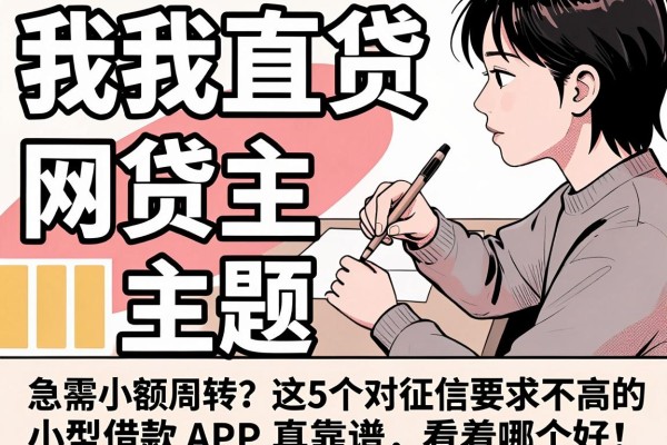 急需小额周转?这5个对征信要求不高的小型借款APP真靠谱,看看哪个好
