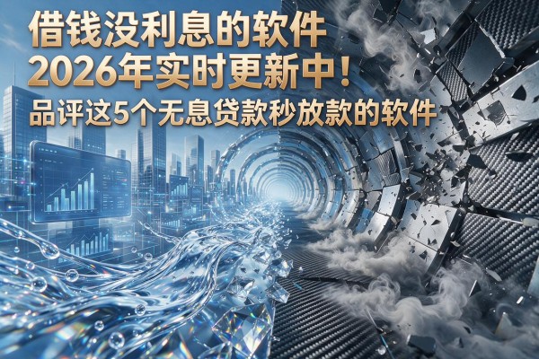 借钱没利息的软件2026年实时更新中!品评这5个无息贷款秒放款的软件