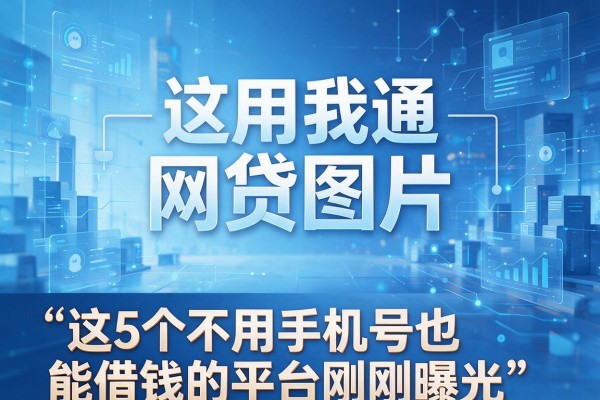 这5个不用手机号也能借钱的平台刚刚曝光