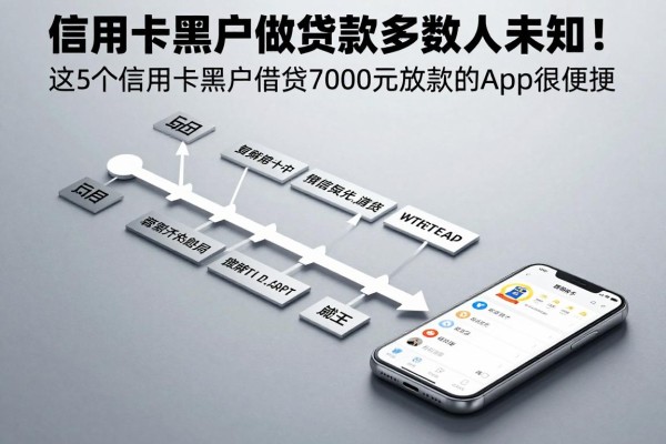 信用卡黑户做贷款多数人未知!这5个信用卡黑户借钱7000元放款的app很便捷的
