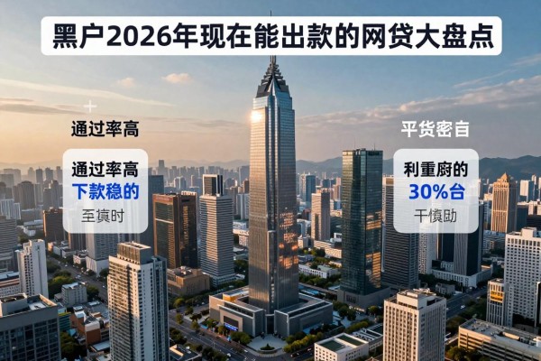 适合黑户2026年现在能出款的网贷大盘点,这5个通过率高、下款稳的平台别错过!