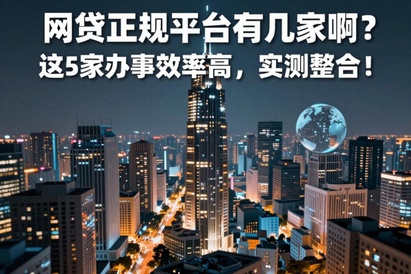 网贷正规平台有几家啊?这5家办事效率高,实测整合!