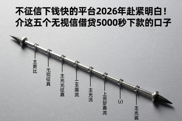 不看征信下钱快的平台2026年赶紧明白!介绍这五个无视征信借钱5000秒下款的口子