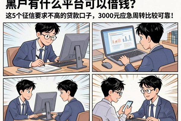 黑户有什么平台可以借钱?这5个征信要求不高的贷款口子,3000元应急周转比较可靠