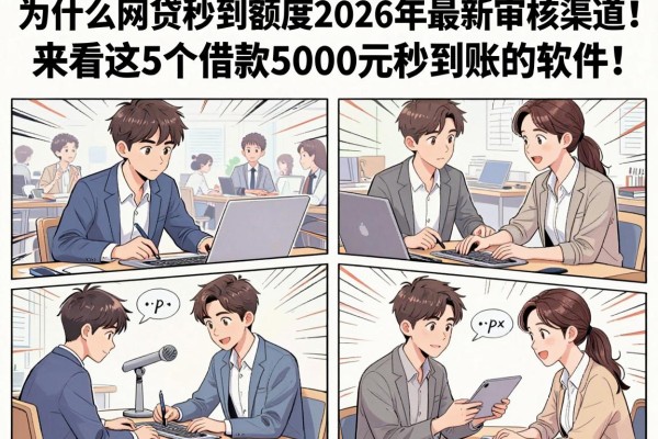 什么网贷秒到额度2026年最新审核渠道!来看这5个借款5000元秒到账的软件