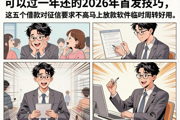 可以过一年还的2026年首发技巧,这五个借款对征信要求不高马上放款软件临时周转好用