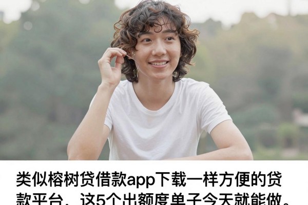 类似榕树贷借款app下载一样方便的贷款平台,这5个出额度单子今天就能做
