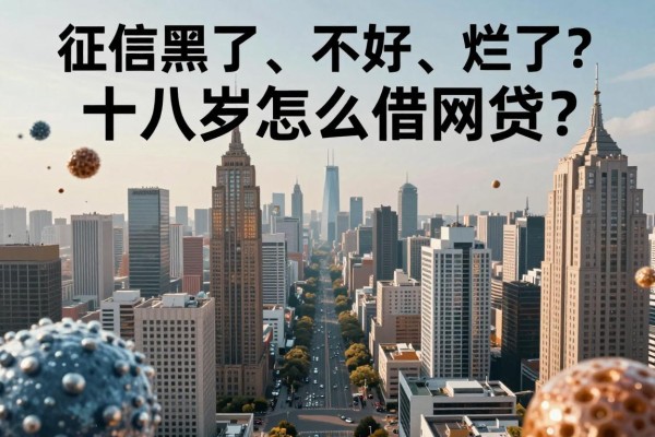 征信黑了、不好、烂了?十八岁怎么借网贷?这篇解答让你秒懂!
