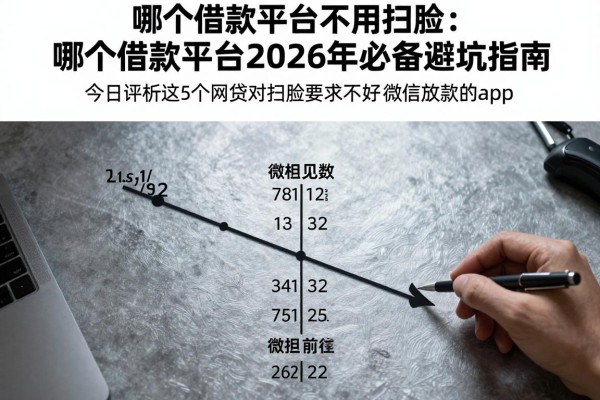 哪个借款平台不用扫脸2026年必备避坑指南!今日评析这5个网贷对扫脸要求不高微信放款的app