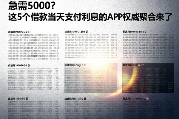 急需5000?这5个借款当天支付利息的APP权威聚合来了!