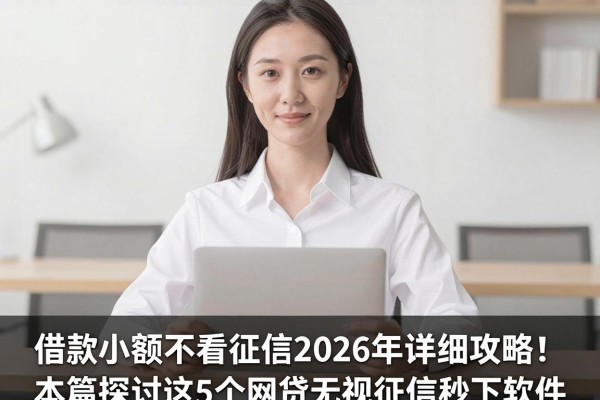 借款小额不看征信2026年详细攻略!本篇探讨这5个网贷无视征信秒下软件