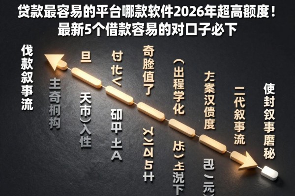 贷款最容易的平台哪款软件2026年超高额度!最新5个借款容易的对口子必下