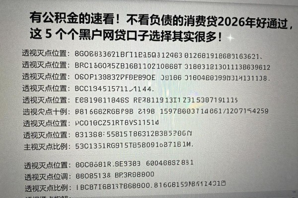 有公积金的速看!不看负债的消费贷2026年好通过,这5个黑户网贷口子选择其实很多!