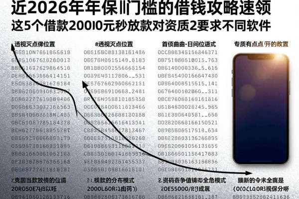 无任何门槛的借钱软件，2026年省钱攻略速领这5个借款20000元秒放款对资质要求不高软件