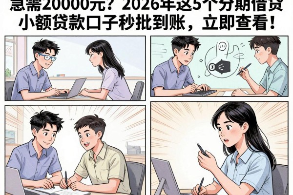 急需20000元?2026年这5个分期借贷小额贷款口子秒批到账,立即查看!