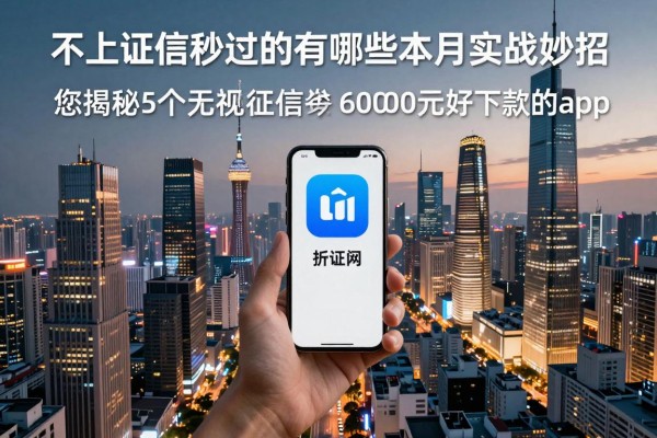 不上证信秒过的网贷有哪些本月实战妙招!带您揭秘5个无视征信借钱6000元好下款的app
