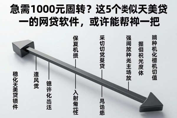 急需1000元周转？这5个类似天美贷一样的网贷软件，或许能帮衬一把