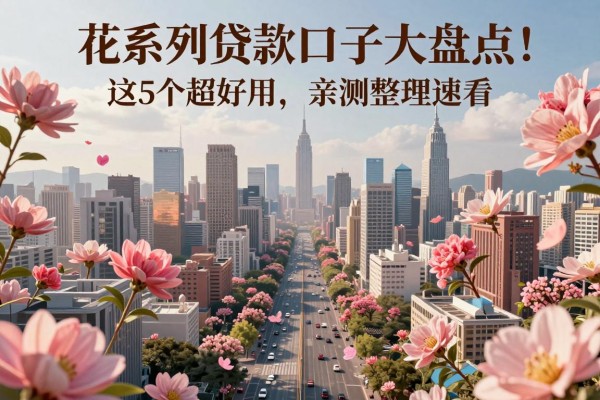 花系列贷款口子大盘点!这5个超好用,亲测整理速看