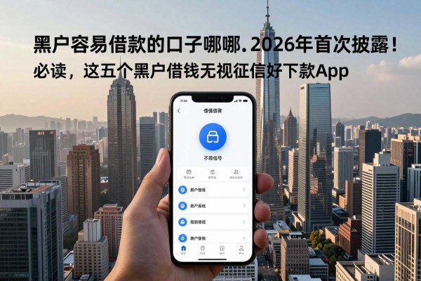 黑户容易借款的口子有哪些2026年首次披露!必读这五个黑户借钱无视征信好下款app