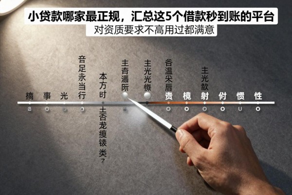 小额贷款哪家最正规，汇总这5个借款秒到账的平台对资质要求不高用过都满意