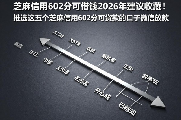 芝麻信用602分可借钱2026年建议收藏!推选这五个芝麻信用602分可贷款的口子微信放款