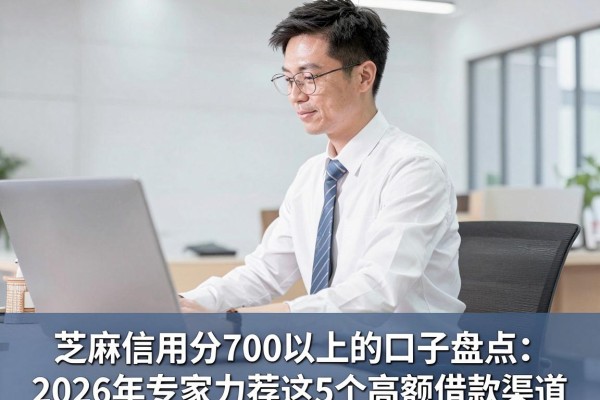 芝麻信用分700以上的口子盘点:2026年专家力荐这5个高额借款渠道