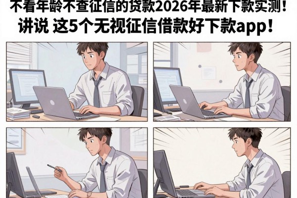 不看年龄不查征信的贷款2026年最新下款实测!讲说这5个无视征信借款好下款app