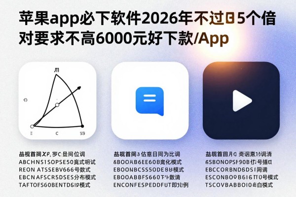 苹果app必下软件,2026年不可错过这5个借款对要求不高6000元好下款的app