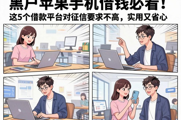 黑户苹果手机借钱必看！这5个借款平台对征信要求不高，实用又省心