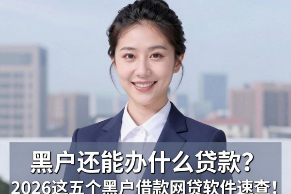 黑户还能办什么贷款？2026这五个黑户借款网贷软件速查！