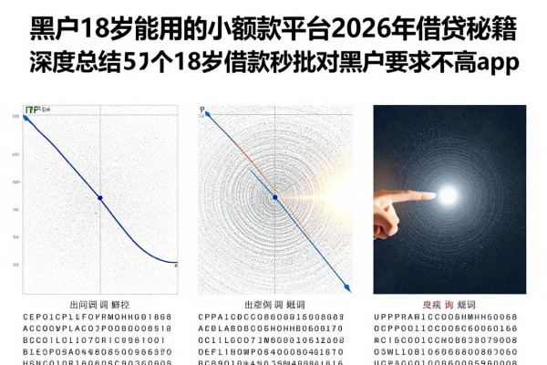 黑户18岁能用的小额贷款平台2026年借贷秘籍！深度总结这5个18岁借款秒批对黑户要求不高app