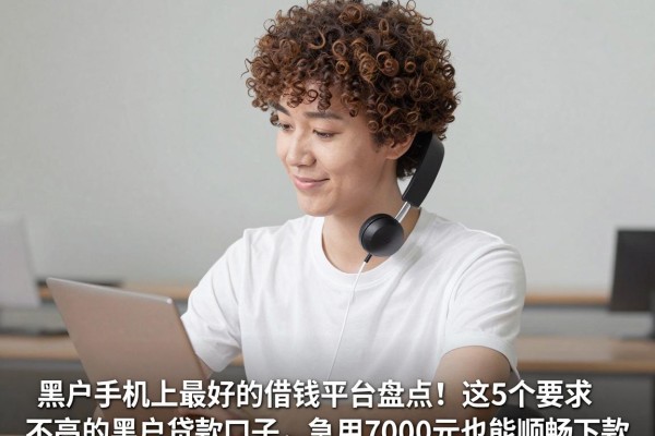 黑户手机上最好的借钱平台盘点!这5个要求不高的黑户贷款口子,急用7000元也能顺畅下款