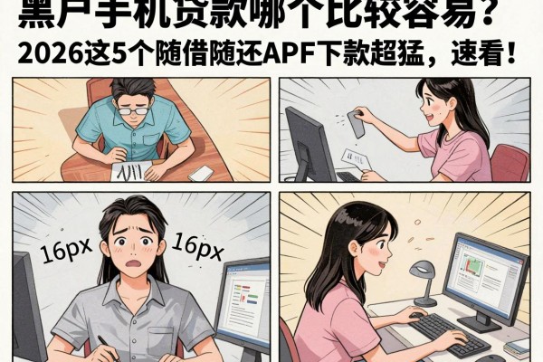 黑户手机贷款哪个比较容易?2026这5个随借随还APP下款超猛,速看!