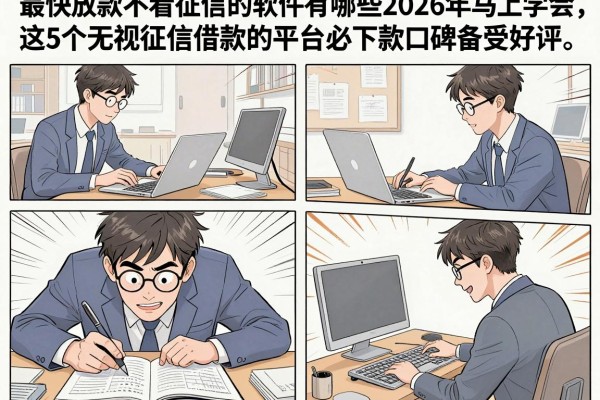 最快放款不看征信的软件有哪些2026年马上学会,这5个无视征信借款的平台必下款口碑备受好评