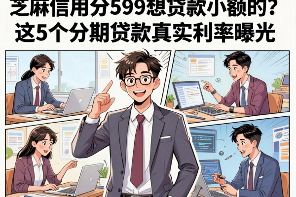 芝麻信用分599想贷款小额的?这5个分期贷款真实利率曝光