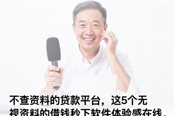 不查资料的贷款平台,这5个无视资料的借钱秒下软件体验感在线