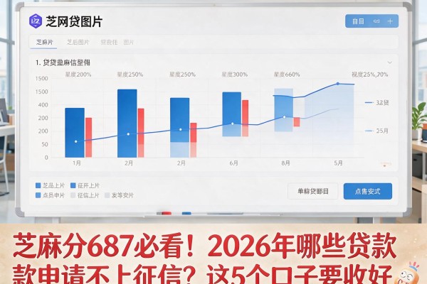 芝麻分687必看！2026年哪些贷款申请不上征信？这5个口子要收好