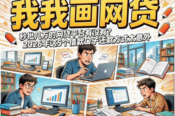 秒批几万的网贷平台有没有?2026年这5个借款口子还款方式太意外