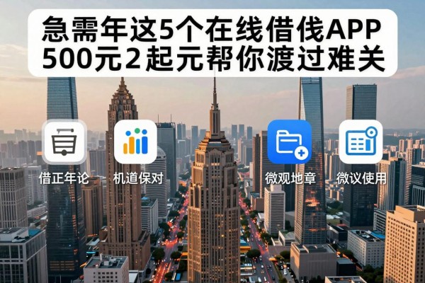 急需3000元周转?2026年这5个在线借钱APP,500元起借帮你渡过难关